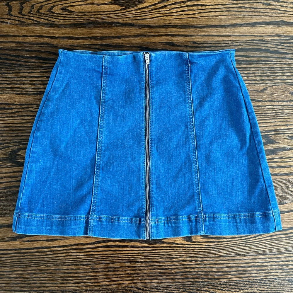 BDG Blue Mini Pencil Skirt Casual